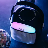 DIFUZOR KARAOKE CU MICROFON AD 1199 NEGRU ADLER