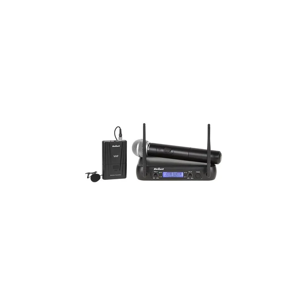 SET DOUA MICROFOANE (MANA + CLIP) VHF REBEL