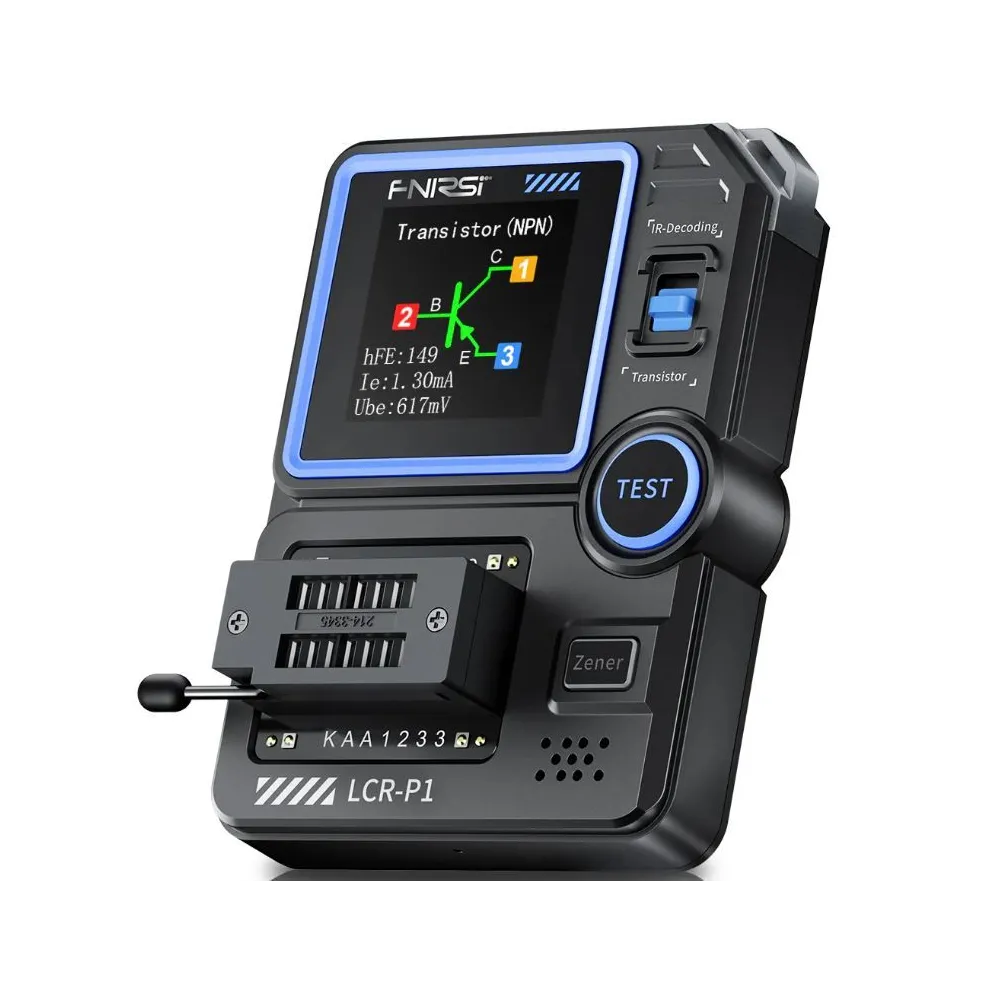Tester digital tranzistori, condensatori, diode, MOSFET, FNIRSI LCR-P1
