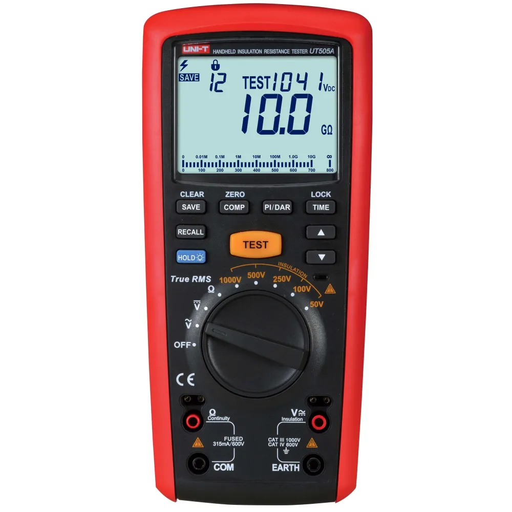 Aparat digital pentru masurarea rezistentei de izolare, UNI-T