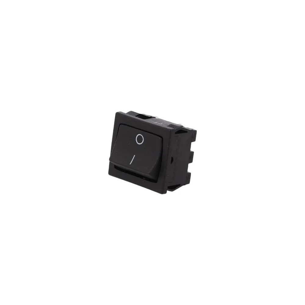 Buton comutator 6A-250V ON-OFF, IP20, 22X20mm, negru