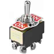 Comutator 2xON-OFF-ON, 6 pini 250V 6A