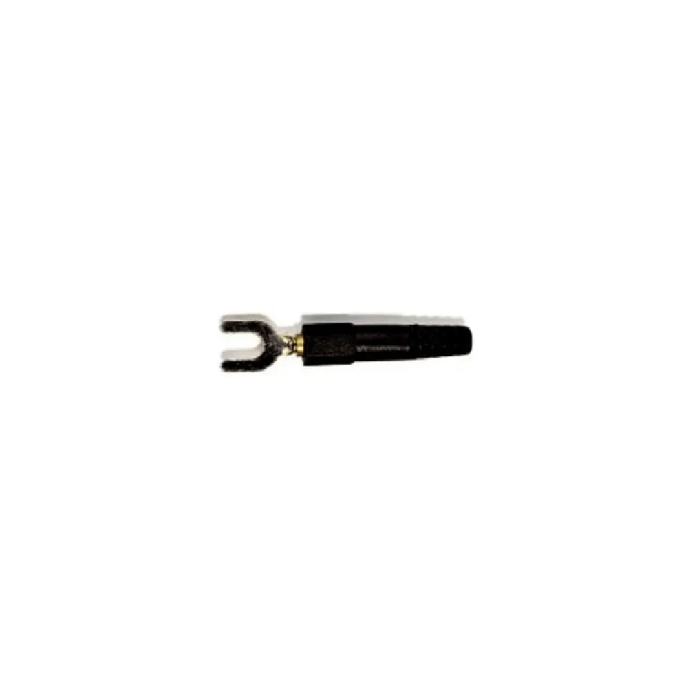 Papuc electric izolat tip furca, 6mm, negru