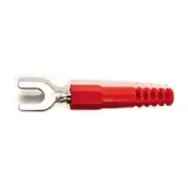 Papuc electric izolat tip furca, 6mm, rosu