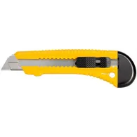 Cutter plastic 155 x 30 mm, lama 18mm, galben
