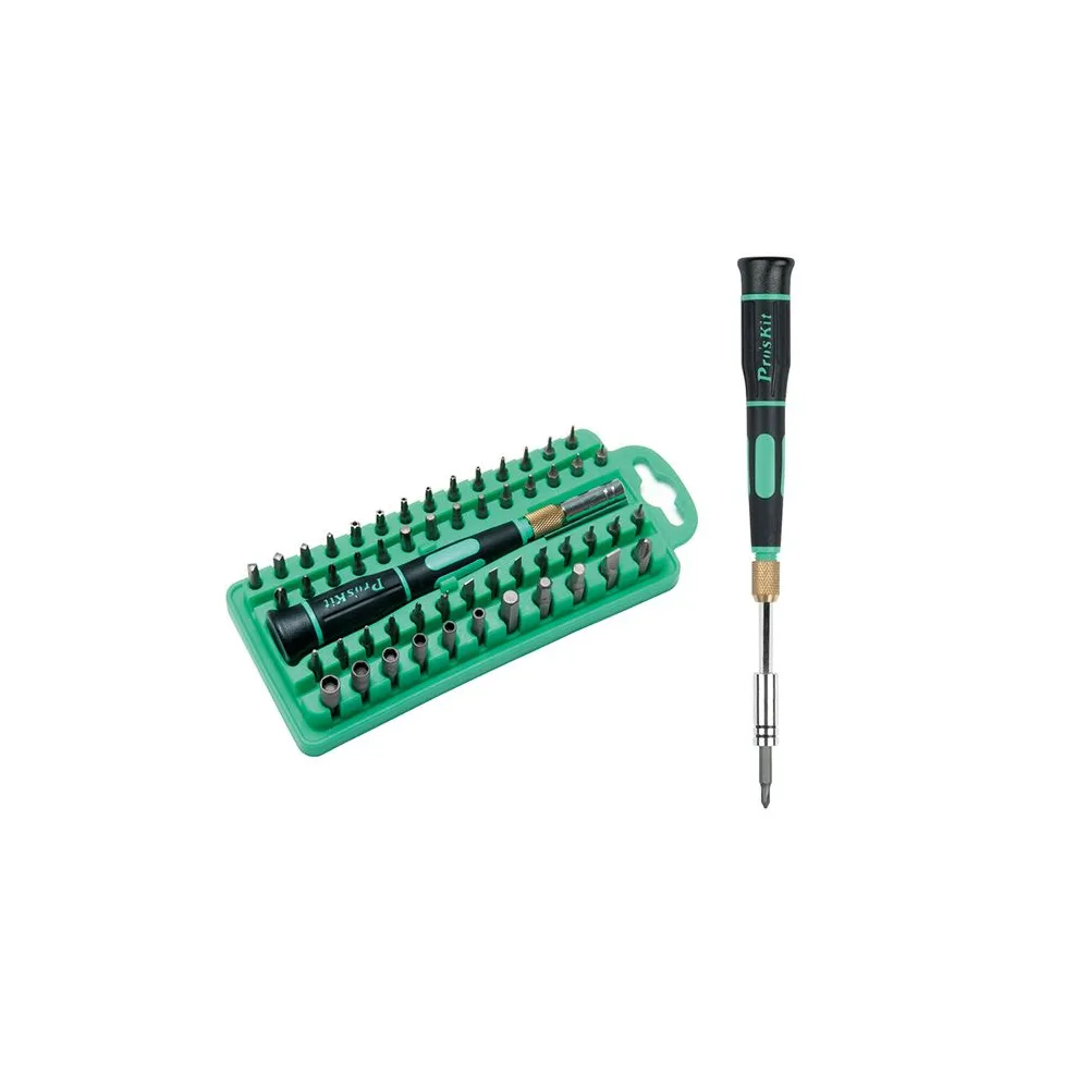 Set surubelnita si varfuri, 58 piese, Pro'sKit