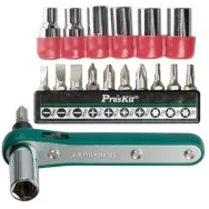 Surubelnita cu clichet,17 piese,Pro'sKit