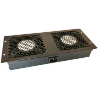 Modul ventilatie plafon 2 fan + cablu, interconectabil,  pentru rack de podea - DATEUP "9801130741"