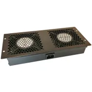 Modul ventilatie plafon 2 fan + cablu, interconectabil,  pentru rack de podea - DATEUP "9801130741"