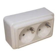 Priza dubla PT schuko SPN1102