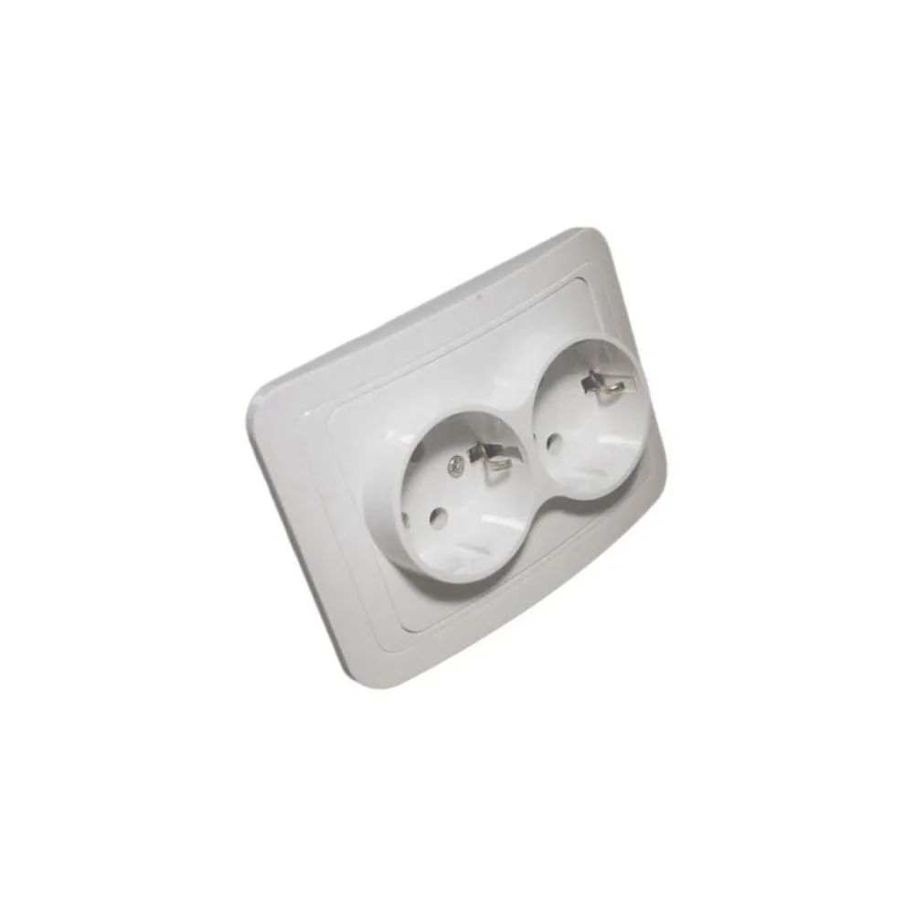 Priza dubla ST schuko SPN1004