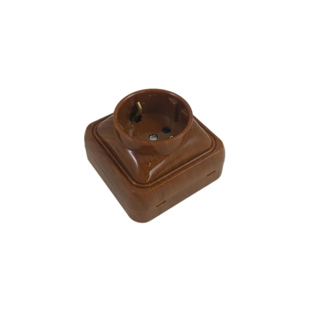 Priza simpla PT schuko Mahon SPN1101M (1/10)