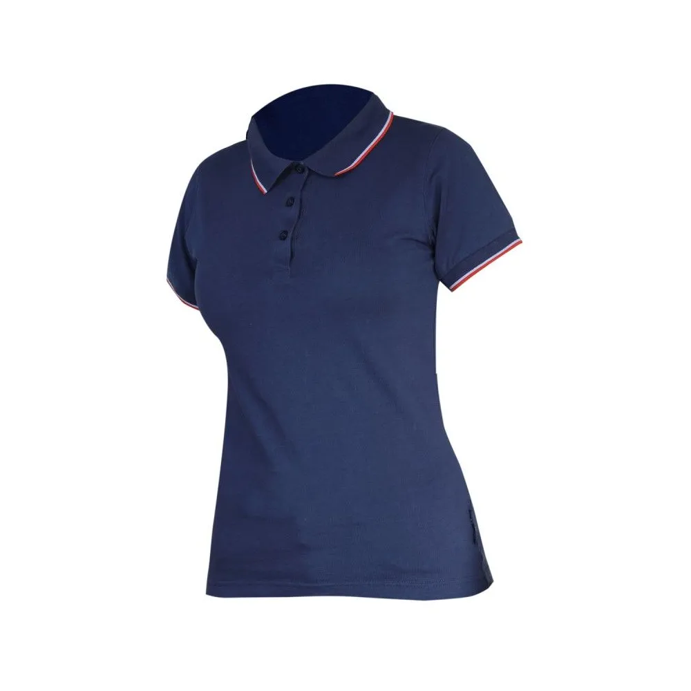 TRICOU BUMBAC POLO (DAMA) / ALBASTRU - 2XL