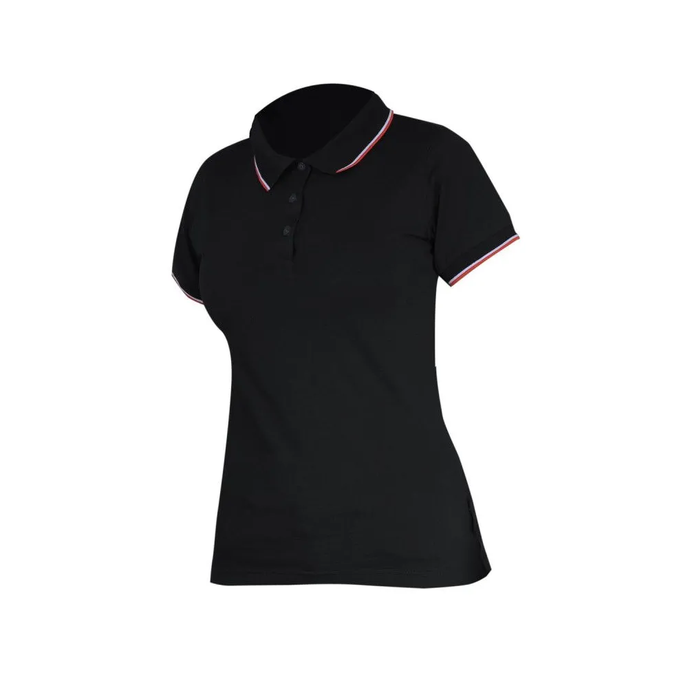 TRICOU BUMBAC POLO (DAMA) / NEGRU - XL