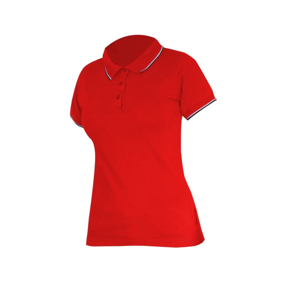 TRICOU BUMBAC POLO (DAMA) / ROSU - 2XL