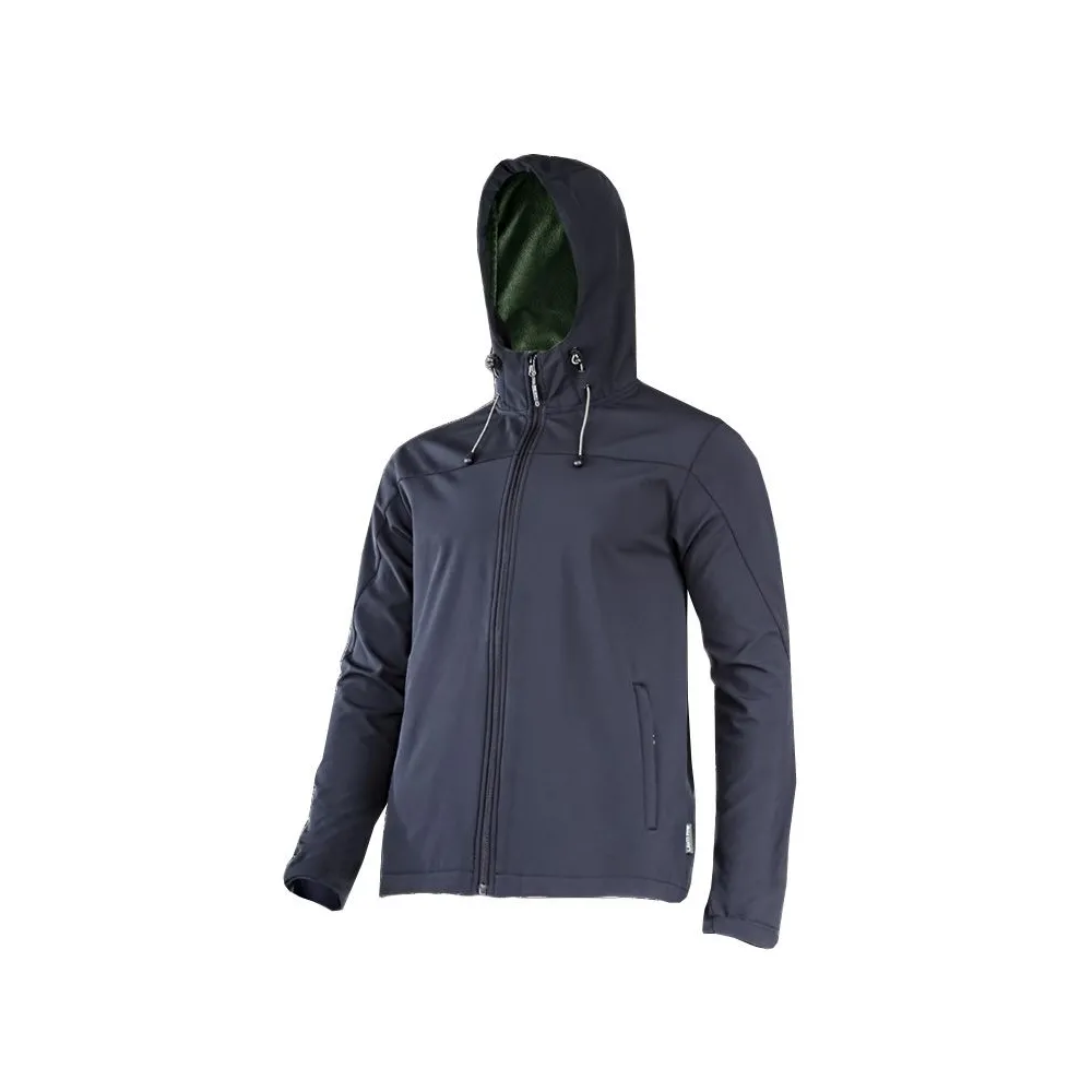 JACHETA ELASTICA CU GLUGA / NEGRU - XL