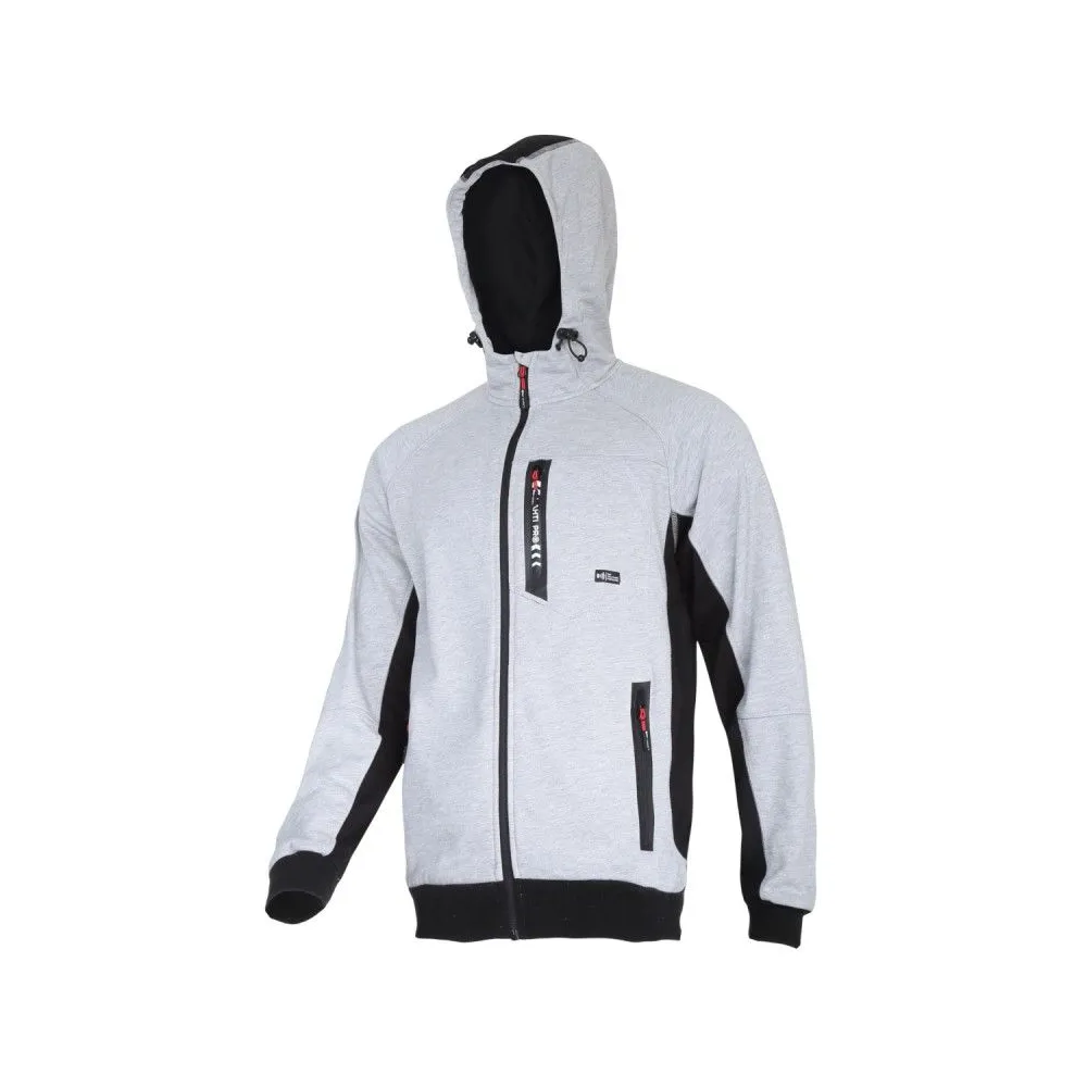 JACHETA HANORAC PREMIUM CU GLUGA SI FERMOAR / GRI - 3XL