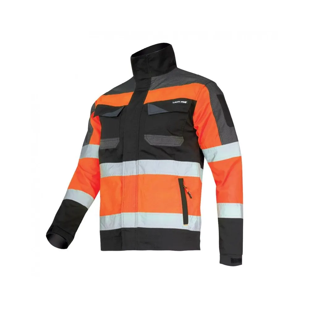 JACHETA REFLECTORIZANTA SLIM-FIT / PORTOCALIU - 3XL