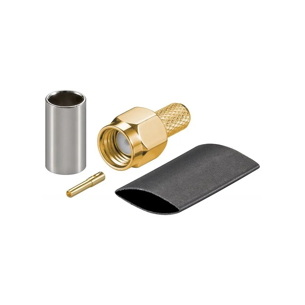 Conector SMA cu sertizare RG58, Goobay