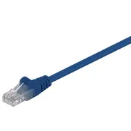 Cablu de retea U/UTP Goobay, cat5e, patch cord, 1.5m, albastru