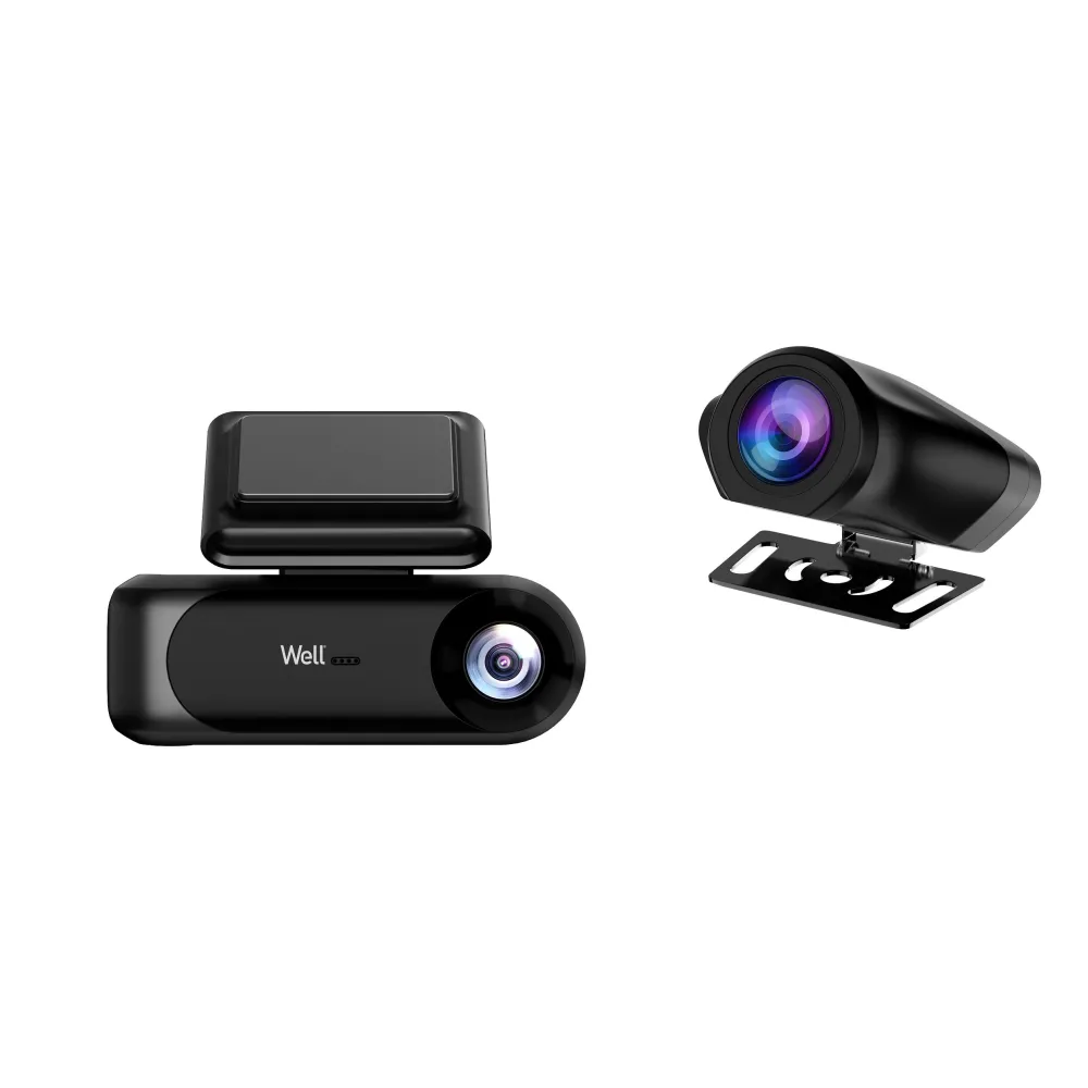 Camera auto Well Watchman 4K, camera spate 2K, Wifi, ecran IPS 1.47", HDR
