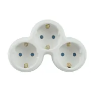 Stecher triplu cu contact protectie 3 x Schuko, TP3 Technik