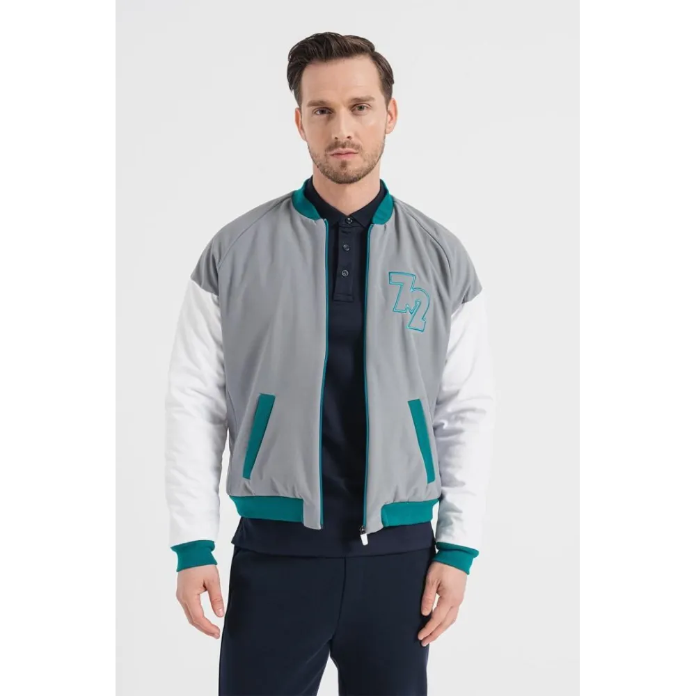 JACHETA BOMBER GRI PETROL S