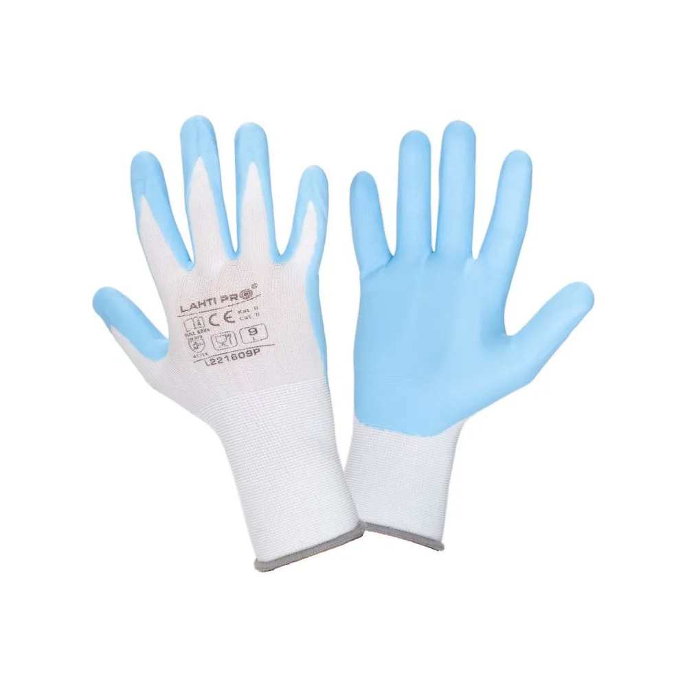 MANUSA NITRIL CU POLIESTER-POLIAMIDA ELASTICA - 8