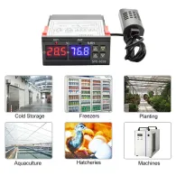 TERMOSTAT TEMPERATURA UMIDITATE STC-3028 230V
