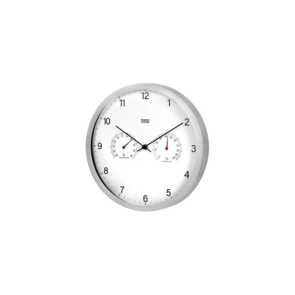 CEAS PERETE 30CM TERMOMETRU HIGROMETRU TEESA