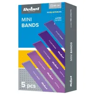 SET 5 BENZI ELASTICE LATEX MINI BAND 2-18KG REBEL ACTIV