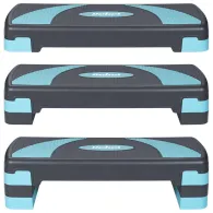 STEPPER AEROBIC 3 NIVELE GRI ALBASTRU REBEL ACTIVE