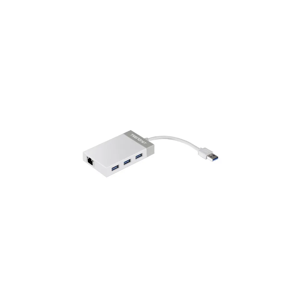Adaptor USB 3.0 la Gigabit, Hub USB - TRENDnet TU3-ETGH3