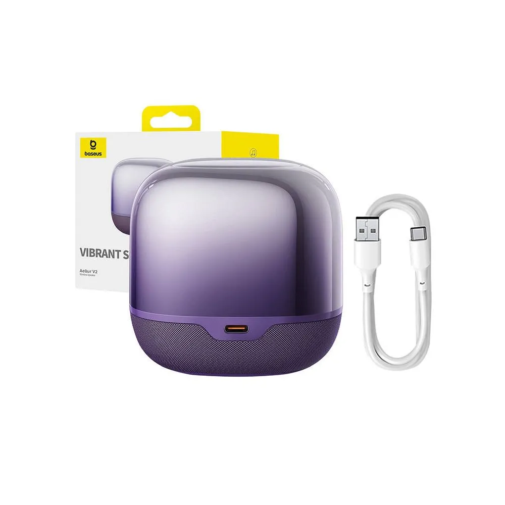 AeQur V2 Wireless Speaker  Baseus  (Purple)