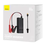 Invertor de putere Baseus 300W (220V CN/EU) (negru)
