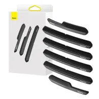 Kit de protecție T-Space pentru uși auto Tesla Baseus 6buc (negru)