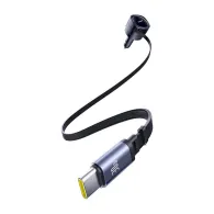 Baseus Enjoyment Max încărcător auto cu cabluri USB-C+USB-C 60W Negru