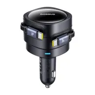 Baseus Enjoyment Max încărcător auto cu cabluri USB-C+USB-C 60W Negru