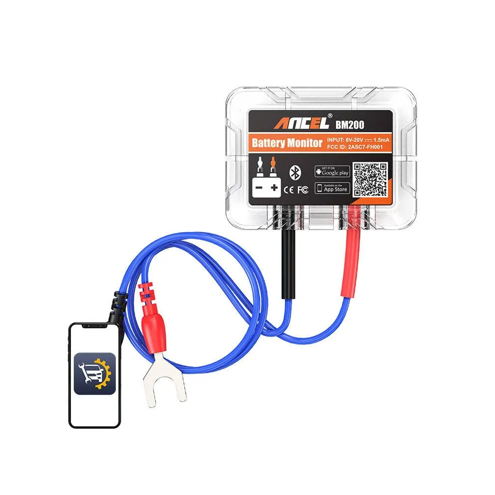 Bluetooth Battery Tester Ancel BM200 6-20V DC