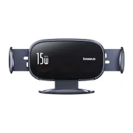 Suport auto cu încărcător inductiv Baseus LightChaser (negru)
