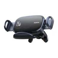 Suport auto cu încărcător inductiv Baseus LightChaser (negru)