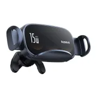 Suport auto cu încărcător inductiv Baseus LightChaser (negru)