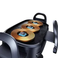 Suport auto cu încărcător inductiv Baseus LightChaser (negru)