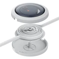 Cablu 3 în 1 Baseus Free2Draw USB către M+L+C 100W, 1,1 m (alb)