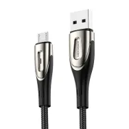 Cablu de încărcare rapidă Joyroom S-M411 Micro USB 3A 1,2 m (negru)