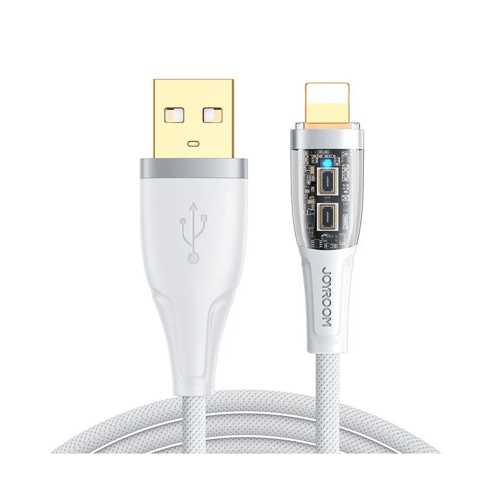 Cablu pentru USB-A / Lightning / 2,4A / 1,2 m Joyroom S-UL012A3 (alb)