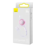 Cablu USB 3-în-1 Baseus Bright Mirror 2 - micro-USB/ USB-C/ Lightning 66W / 2A 1.1m (Mov)