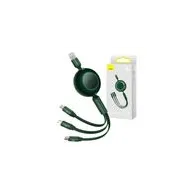 Cablu USB 3-în-1 Baseus Bright Mirror 2 - micro-USB/ USB-C/ Lightning 66W / 2A 1.1m (Verde)