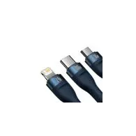 Cablu USB 3-în-1 Baseus Flash Series (albastru)