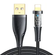 Cablu USB-A / Lightning / 2,4A / 1,2 m Joyroom S-UL012A3 (negru)